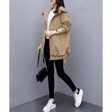 フード付きカジュアルジャケット 春秋 ゆったり | Amulet | 詳細画像24