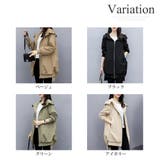 フード付きカジュアルジャケット 春秋 ゆったり | Amulet | 詳細画像5