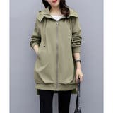 フード付きカジュアルジャケット 春秋 ゆったり | Amulet | 詳細画像8