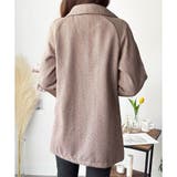 ミドル丈ヘリンボーン柄チェスターコート レディース 秋冬 | Amulet | 詳細画像18