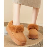 厚底フェイクファーシューズ レディース 秋冬 | Amulet | 詳細画像3