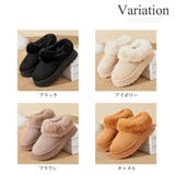 厚底フェイクファーシューズ レディース 秋冬 | Amulet | 詳細画像5