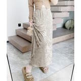 ベロア風ロングスカート レディース 秋冬 | Amulet | 詳細画像11 