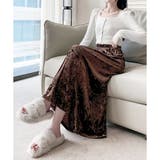 ベロア風ロングスカート レディース 秋冬 | Amulet | 詳細画像13 