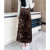 ベロア風ロングスカート レディース 秋冬 | Amulet | 詳細画像14 