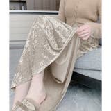 ベロア風ロングスカート レディース 秋冬 | Amulet | 詳細画像18 