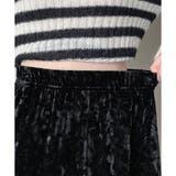 ベロア風ロングスカート レディース 秋冬 | Amulet | 詳細画像21 