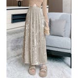 ベロア風ロングスカート レディース 秋冬 | Amulet | 詳細画像6 