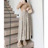 ベロア風ロングスカート レディース 秋冬 | Amulet | 詳細画像9 