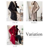 トグルボタンロング丈コート レディース 秋冬 | Amulet | 詳細画像5