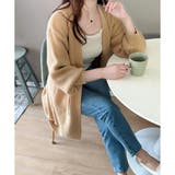 ロングニット長袖カーディガン レディース 秋冬 | Amulet | 詳細画像14 