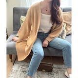 ロングニット長袖カーディガン レディース 秋冬 | Amulet | 詳細画像16 