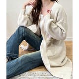 ロングニット長袖カーディガン レディース 秋冬 | Amulet | 詳細画像2 