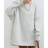 ラウンドネックオーバーサイズプルオーバー レディース 長袖 | Amulet | 詳細画像10 