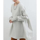 ラウンドネックオーバーサイズプルオーバー レディース 長袖 | Amulet | 詳細画像11 