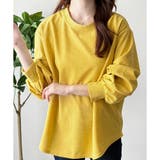 ラウンドネックボリュームスリーブトップス レディース 長袖 | Amulet | 詳細画像11 