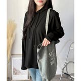 ソフトタッチフード付きパーカー レディース 長袖 | Amulet | 詳細画像14 