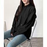 ソフトタッチフード付きパーカー レディース 長袖 | Amulet | 詳細画像15 