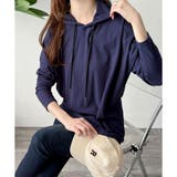 ソフトタッチフード付きパーカー レディース 長袖 | Amulet | 詳細画像27 