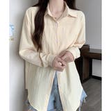 ナチュラルワッシャー風シャツ 前開き 長袖 | Amulet | 詳細画像16 