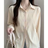 ナチュラルワッシャー風シャツ 前開き 長袖 | Amulet | 詳細画像17 