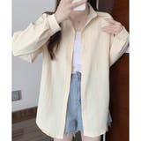 ナチュラルワッシャー風シャツ 前開き 長袖 | Amulet | 詳細画像18 