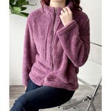 ソフトボアブルゾン ふんわり軽い ジップアップアウター | Amulet | 詳細画像11 