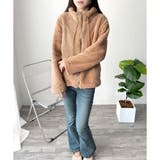 ソフトボアブルゾン ふんわり軽い ジップアップアウター | Amulet | 詳細画像16 