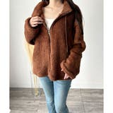 ソフトボアブルゾン ふんわり軽い ジップアップアウター | Amulet | 詳細画像24 