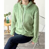 ソフトボアブルゾン ふんわり軽い ジップアップアウター | Amulet | 詳細画像34 