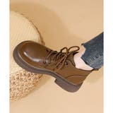 レースアップ厚底ショートブーツ レディース カジュアル | Amulet | 詳細画像14 