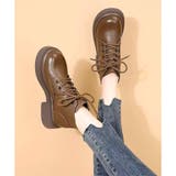 レースアップ厚底ショートブーツ レディース カジュアル | Amulet | 詳細画像15 