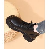 レースアップ厚底ショートブーツ レディース カジュアル | Amulet | 詳細画像8 