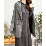 リブニットリラクシーロングワンピース 体型カバー 秋冬 | Amulet | 詳細画像26