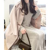 リブニットリラクシーロングワンピース 体型カバー 秋冬 | Amulet | 詳細画像3