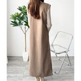 ナチュラルキーネックジャンパースカート 体型カバー ロングワンピース | Amulet | 詳細画像15 