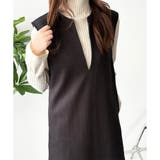 ナチュラルキーネックジャンパースカート 体型カバー ロングワンピース | Amulet | 詳細画像17 