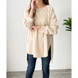 サイドスリットオーバーカットソー トップス 長袖 | Amulet | 詳細画像14 