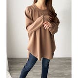 サイドスリットオーバーカットソー トップス 長袖 | Amulet | 詳細画像17 