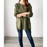 サイドスリットオーバーカットソー トップス 長袖 | Amulet | 詳細画像27 