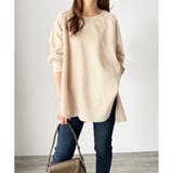 サイドスリットオーバーカットソー トップス 長袖 | Amulet | 詳細画像3 