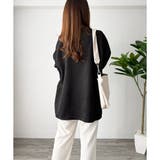 サイドスリットオーバーカットソー トップス 長袖 | Amulet | 詳細画像31 