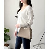 Vネック袖ボタンリブニット トップス 長袖 | Amulet | 詳細画像31 