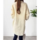 スタンドカラーオーバーシャツ トップス 羽織り | Amulet | 詳細画像14 