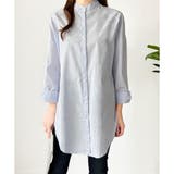 スタンドカラーオーバーシャツ トップス 羽織り | Amulet | 詳細画像16 