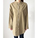 スタンドカラーオーバーシャツ トップス 羽織り | Amulet | 詳細画像20 