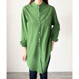 スタンドカラーオーバーシャツ トップス 羽織り | Amulet | 詳細画像9 