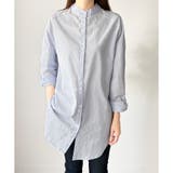 ライトブルー | スタンドカラーオーバーシャツ トップス 羽織り | Amulet