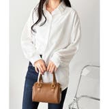 オーバーサイズロングシャツ ロング丈 トップス | Amulet | 詳細画像4 