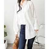 オーバーサイズロングシャツ ロング丈 トップス | Amulet | 詳細画像9 